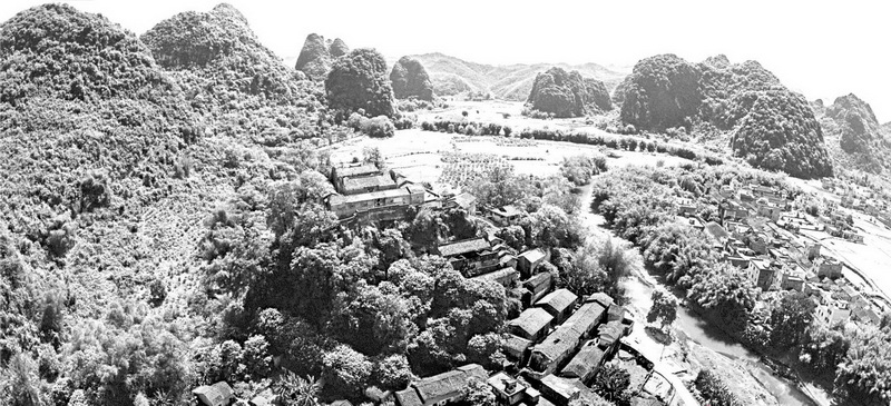 英西峰林景區彭家祠。