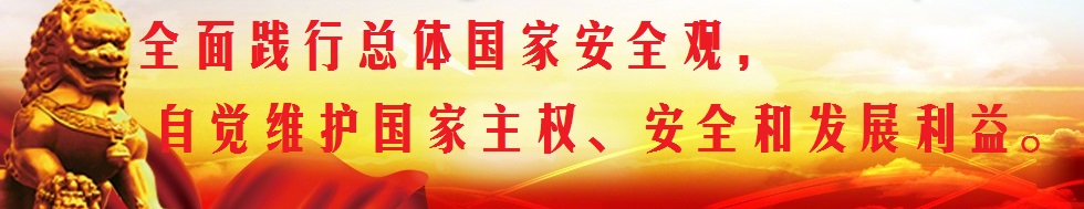 堅持總體國家安全觀，構筑維護國家安全鋼鐵長城。