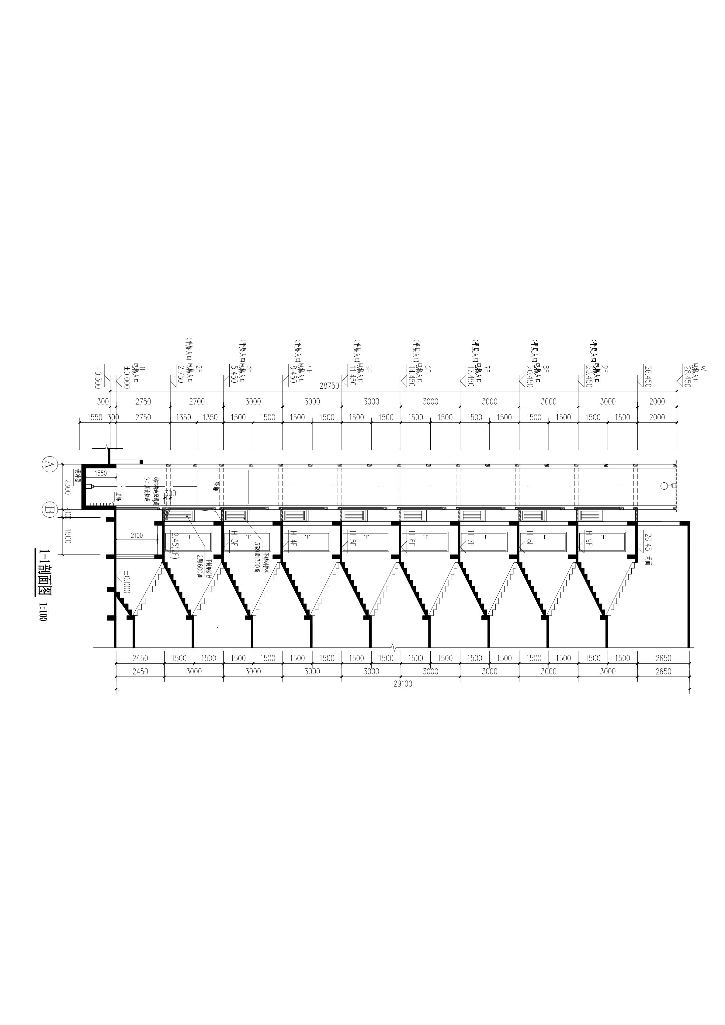 清遠市新城B24號區飛來苑B座加鋼梯 剖面_1.jpg