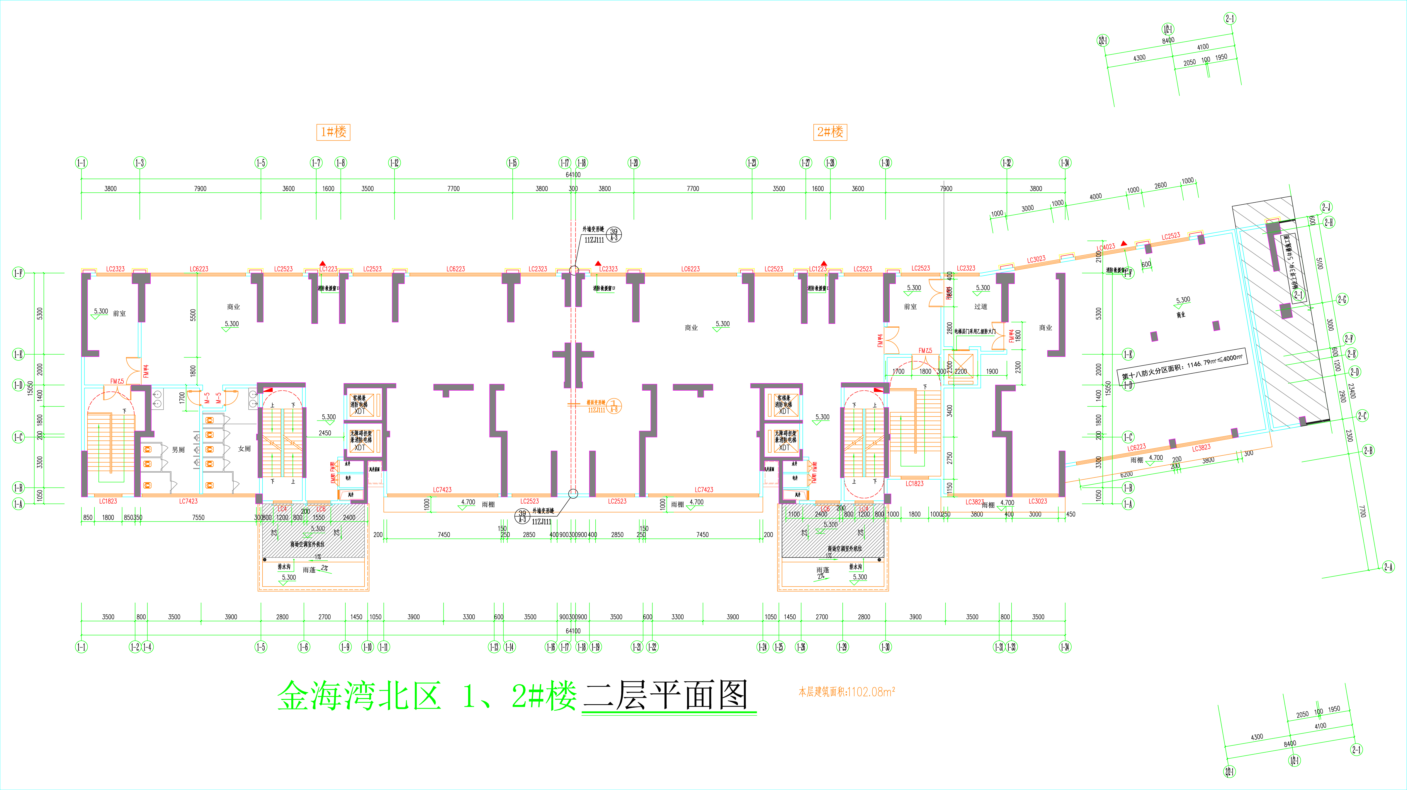 金海灣北區1、2#樓_二層平面圖.jpg