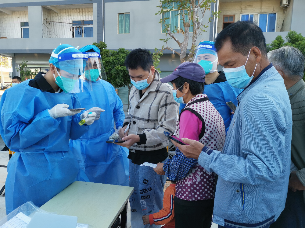  火速集結 市審計局傾力支援飛來峽鎮全員核酸檢測工作_2