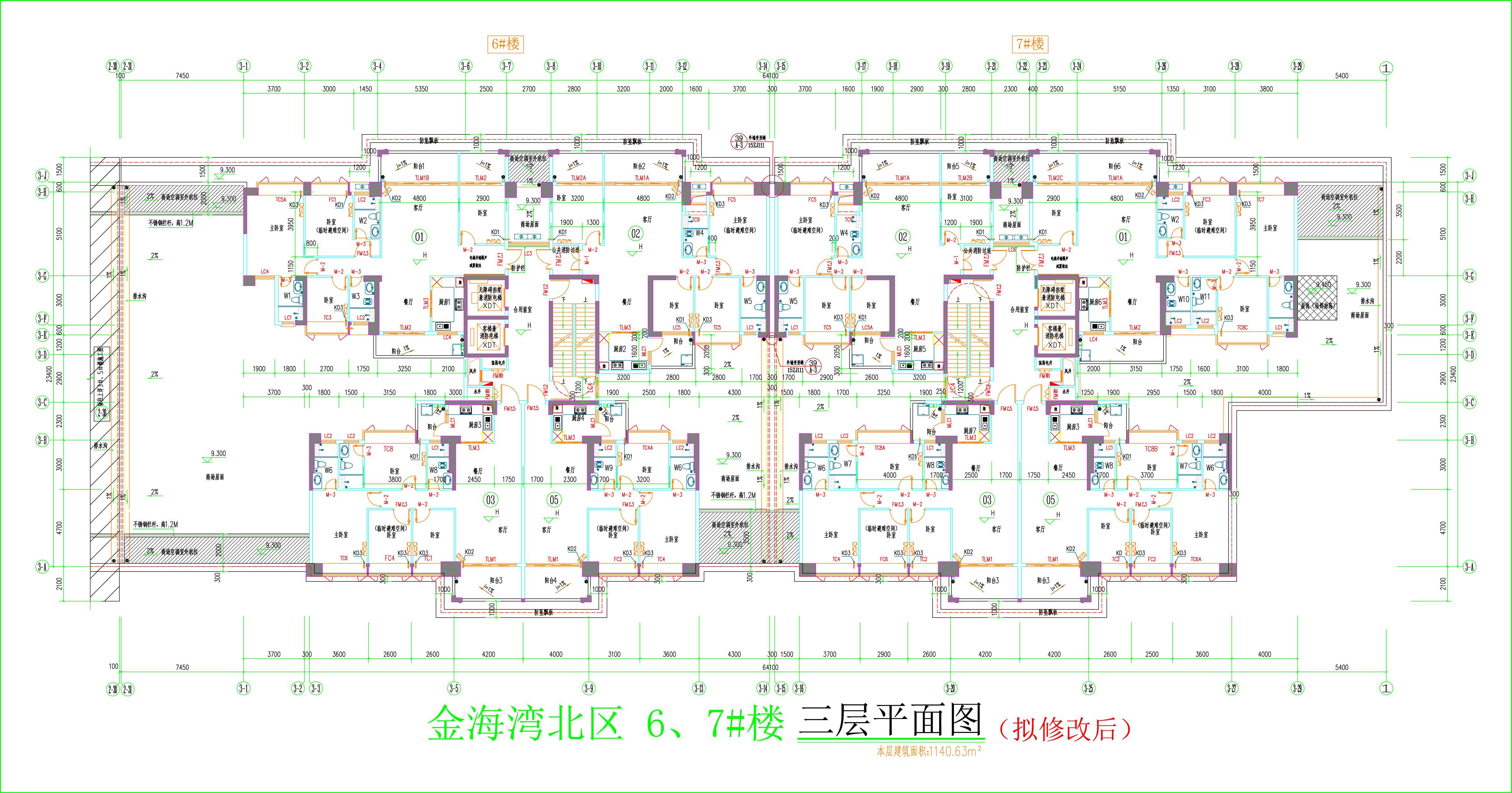 金海灣北區6、7#樓_三層平面圖.jpg