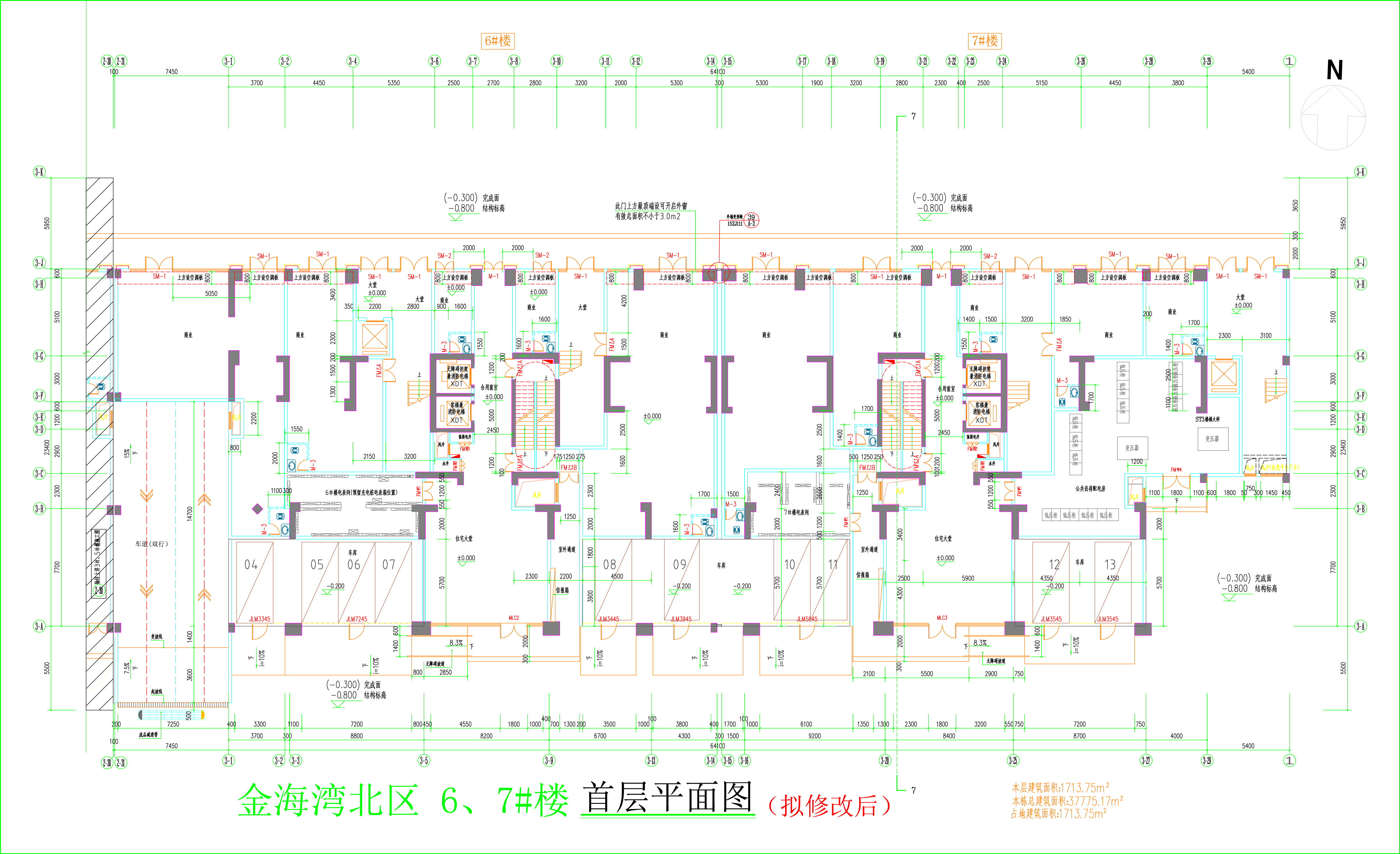 金海灣北區6、7#樓_首層平面圖.jpg