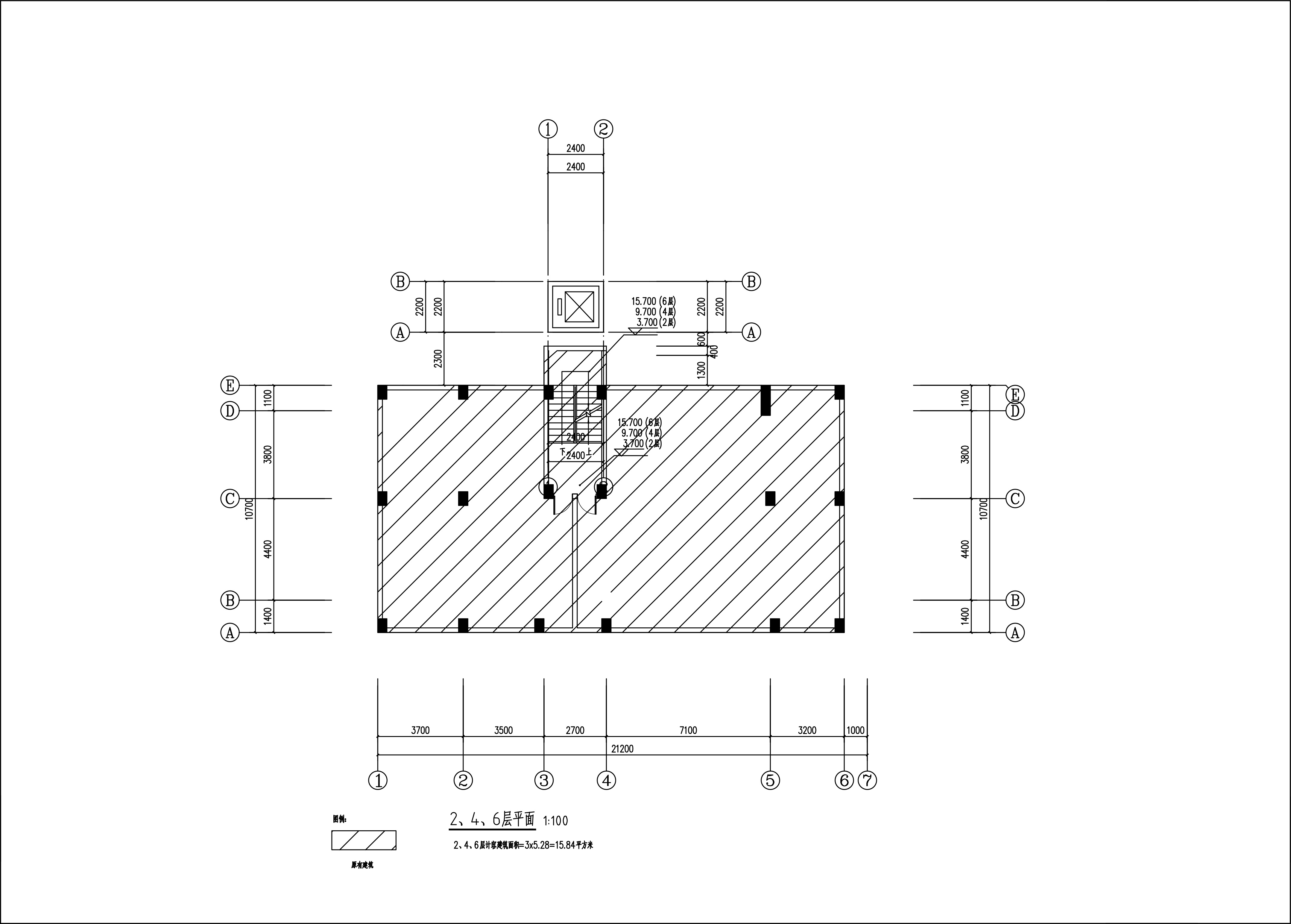 新城清遠供電局宿舍電梯建筑圖_2、4、6層 不設(shè)電梯出入口.jpg